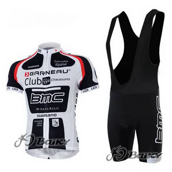 2011 Maillot BMC mangas cortas tirantes